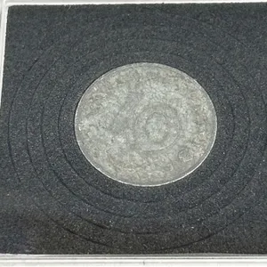 10 Pfennig Coin in Protective Sleeving