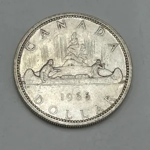 1966 Canada Silver Dollar Coin