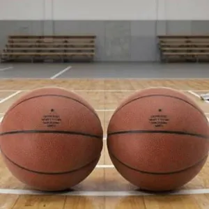 Amazon Basics PU Composite Basketballs 2-Pack