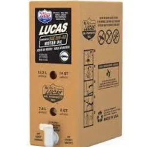 Lucas SAE 10W-60 Synthetic Motor Oil, 6-Gallon Quantity