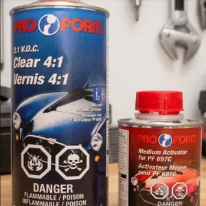 Pro Form PF 697C Clear and PF 698C Activator