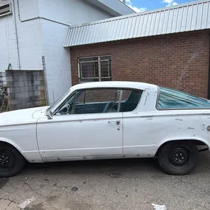 1965 PLYMOUTH VALIANT BARRACUDA, 2DR COUPE, WHITE, VIN V9B59193915,