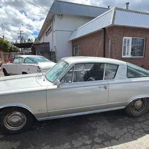 1966 PLYMOUTH BARRACUDA, 2DR COUPE, SILVER, VIN BP29D65155561,