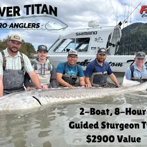 DAY STURGEON FISHING TRIP FOR 8 - TWO BOATS