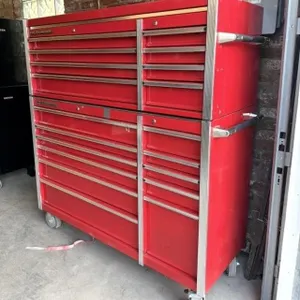 US General 56�x22� Db.l Bank Roller Cabinet & 56�
