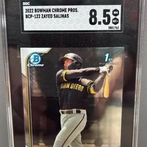 Zayed Salinas GRADED 8.5, 2022 Bowman Baseball