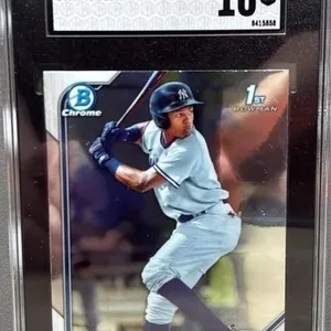 Fidel Montero GRADED 10, 2022 Bowman Baseball