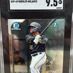 Rodolfo Nolasco GRADED 9.5, 2002 Bowman Baseball