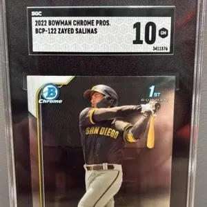 Zayed Salinas GRADED 10, 2022 Bowman Baseball