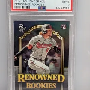 2023 Bowman Platinum Gunner Henderson RR1 RC PSA 9