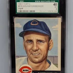 1953 Topps SGC 3 #276 HN Ken Raffensberger Reds