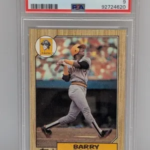 1987 Topps Barry Bonds #320 PSA 9 Mint Rookie Card