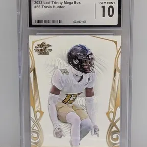 2023 Leaf Trinity Mega Box Travis Hunter 56 CGC 10