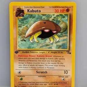 Pokemon 1999 1st Edition Kabuto 50