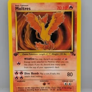Pokemon 1999 1st Edition Moltres 27