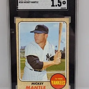 1968 Topps Mickey Mantle SGC 1.5 #280
