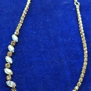 Sherman ? topaz Aurora Borealis Necklace