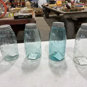 (4) 1/2gal Mason Jars