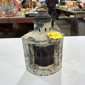 Triple X Nautical Marine Lantern - Red