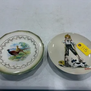 Norman Rockwell & other decorative plate