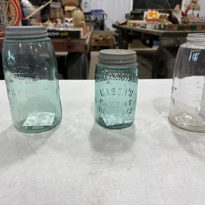 (3) Mason jars