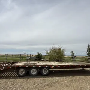 2006 30' Loadmax Pintle Hitch BP Flatdeck Trailer