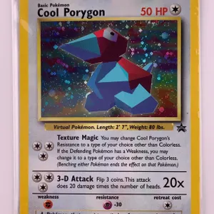 Pokémon Cool Porygon Promo Holo Card WOTC Black Star Promo #15
