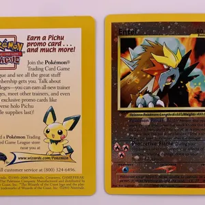 Pokémon Entei 34 Black Star Promo Reverse Holo League Card