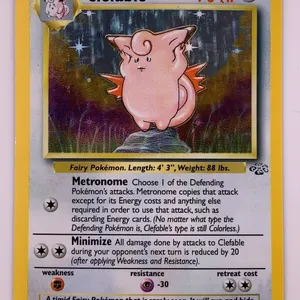 Pokémon Clefable 1/64 Jungle Set Holo Rare Card