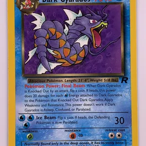 Pokémon Dark Gyarados 25/82 Team Rocket Rare Card