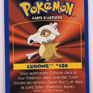 Pokémon Cubone – Kellogg's Game Tip #104 (Pokémon Promo 1999)