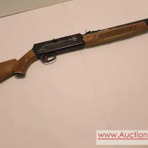 Crosman Model 2200A. 22 caliber Pump Air Rifle test fired it and seems to function properly. Not a toy, purchaser must be 18 yrs of age or older. GXN