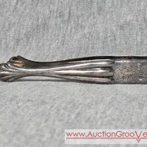 Sterling Silver Tongs. 23.4g. HS