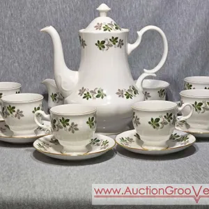Gainsborough English Bone China Coffee Service. DR