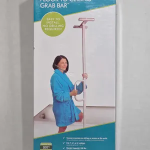 Universal Floor to Ceiling Grab Bar. Used. Box not included. Fully assembled as shown in the photos. BR1