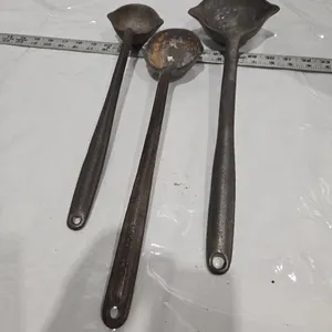 Vintage Cast Iron Ladles