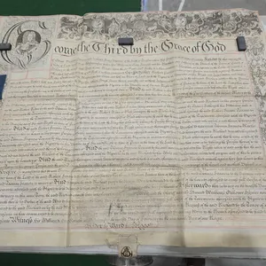 1779 King George III Document w/ Seal & Skippet