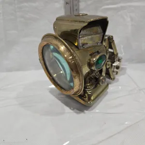 JOS Lucas Ltd Brass Bike Lantern