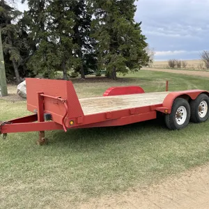 2007 t/a 18 Ft. Flatdeck Trailer, ST235/80R16 Tires w/ 8 Bolt Rims, Bumper Pull