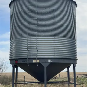 BUTLER ±1800 Bushel 4 Ring X 14 Ft. Hopper Bottom Grain Bin w/ Single Skid