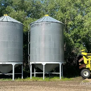 Westeel +/- 2100 bu 6 Ring Hopper Grain Bin