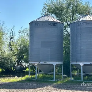 Westeel +/- 2100 bu 6 Ring Hopper Grain Bin