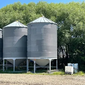 Westeel +/- 2100 bu 6 Ring Hopper Grain Bin