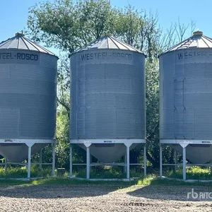 Westeel +/- 2100 bu 6 Ring Hopper Grain Bin