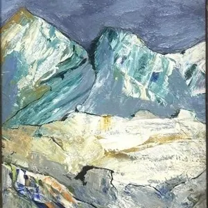 JEAN-YVES ROBILLARD 1991 MOUNTAIN SCENE