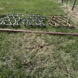 3 - 3' Diamond Harrows c/w Drawbar