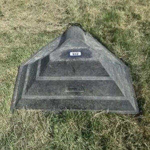Black Poly Grain Hopper