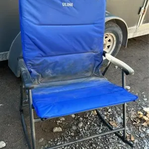 Large u line folding rocking chair