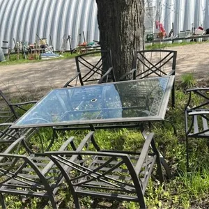 Patio table set