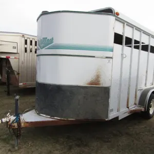 1995 Trails West Bumper-Pull Stock/Horse Trailer